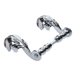 Kľučka 130x70mm, priemer osadenia 19mm, zinok, pár Kľučka 130x70mm, priemer osadenia 19mm, zinok, pár